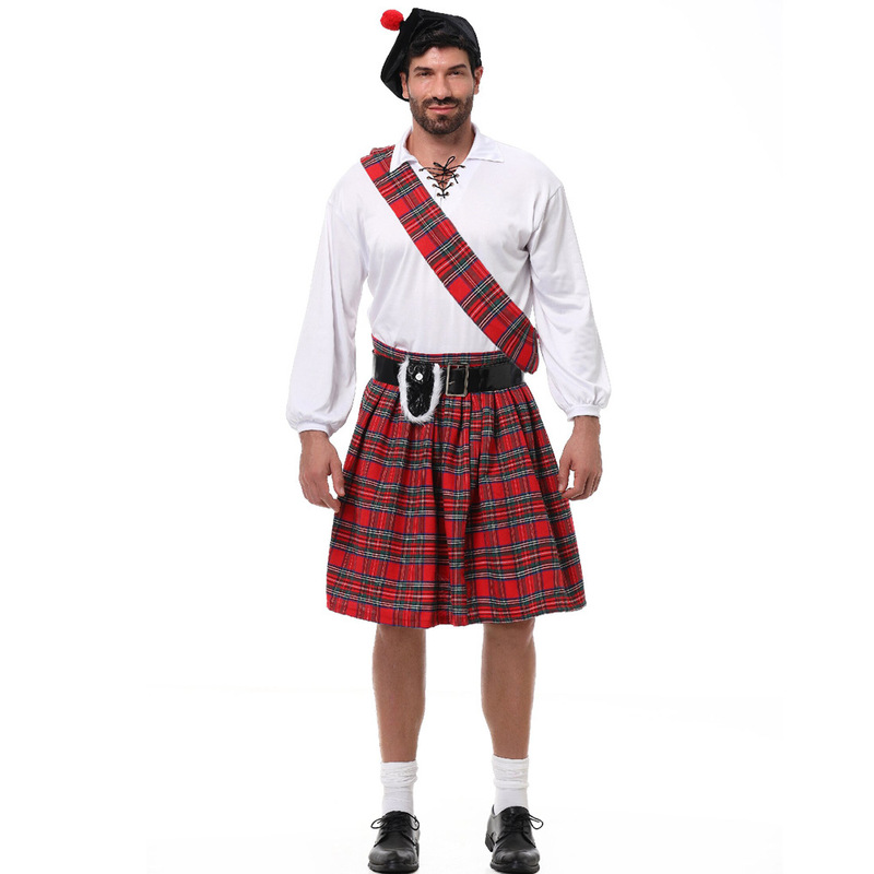 Ethnic Style Dresses - Le Cool Costume de Kilt Écossais