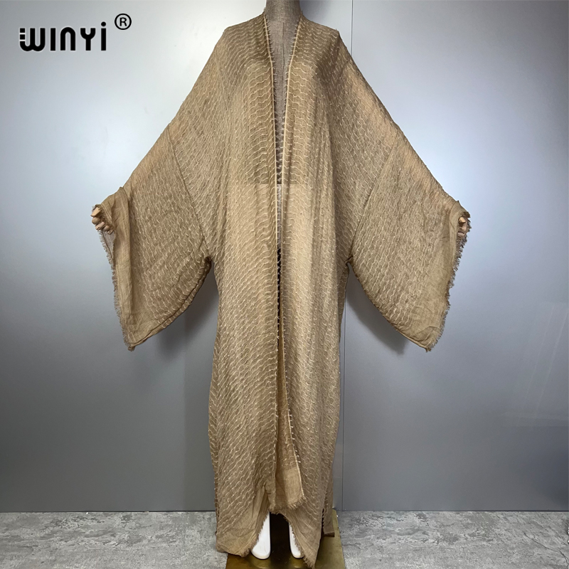 Kaftan Women Boho - WINYI Kimono à imprimé géométrique, Kaftan,