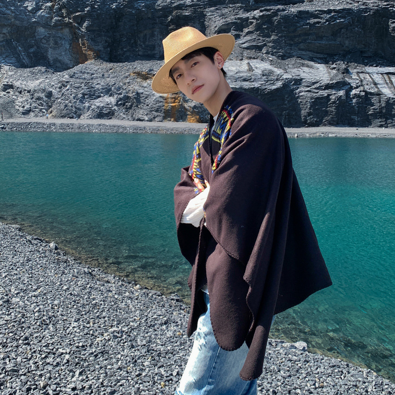 Cape pour hommes désert voyage - Ethnic Fashion Photography avis et prix