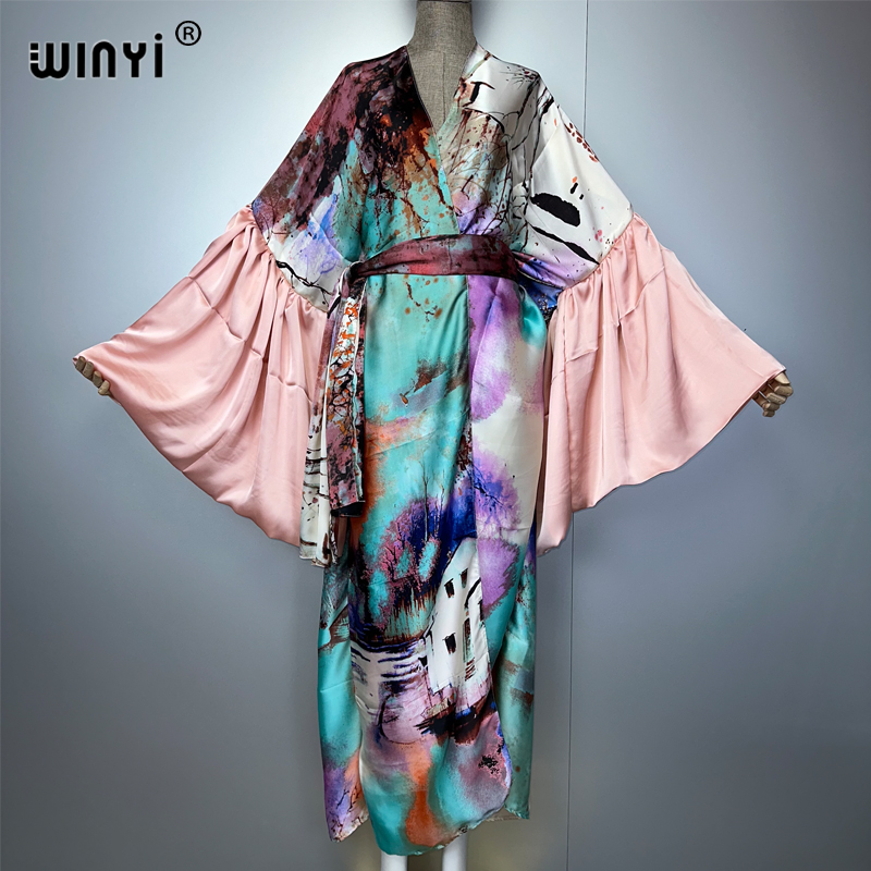 WINYI Robe de soirée kimono d' - Kaftan Women Boho avis et prix