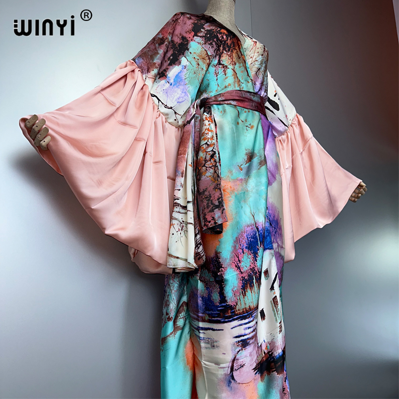 WINYI Robe de soirée kimono d' - Kaftan Women Boho avis et prix
