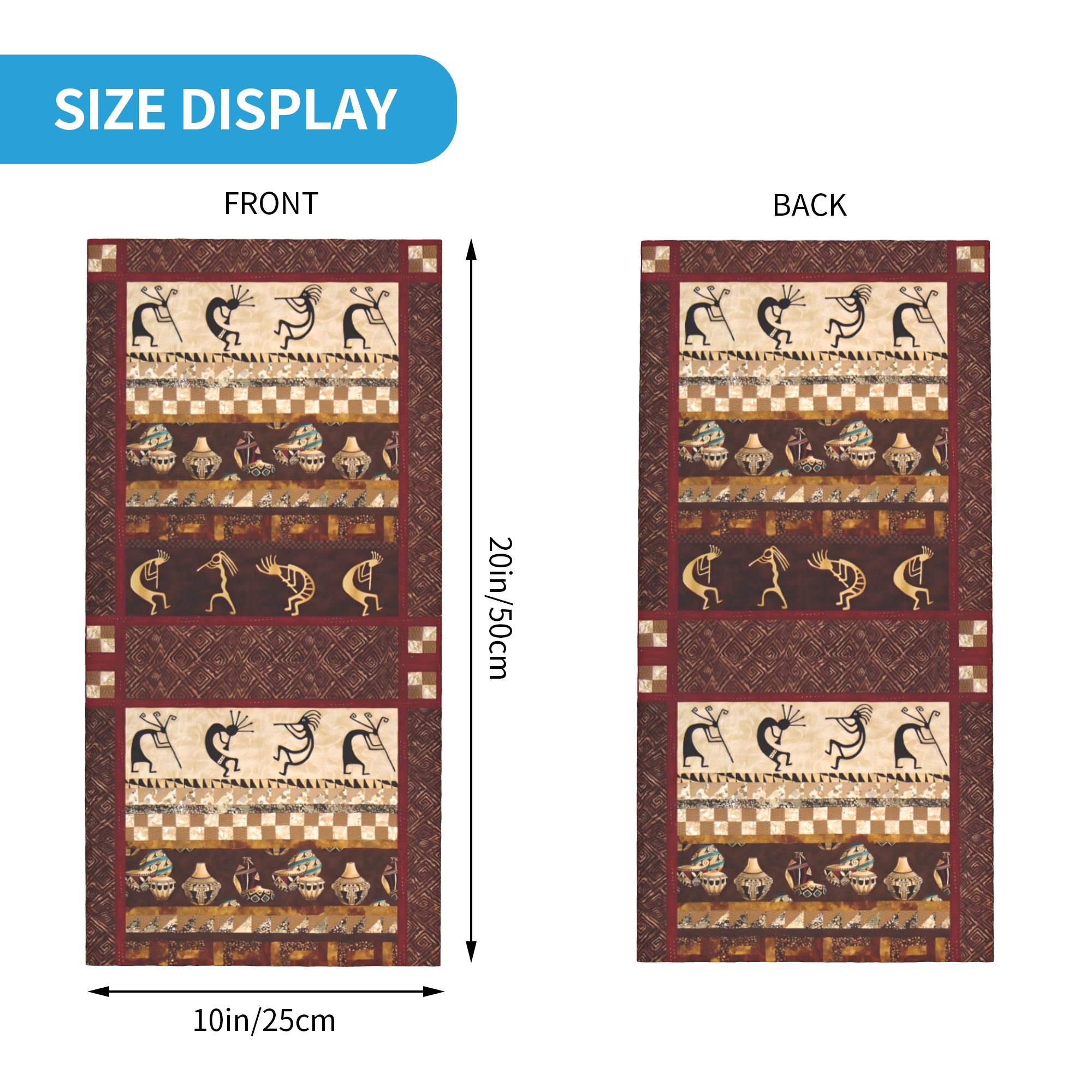 Kokopelli personnalisé hiver b - Ethnic Fashion Design avis et prix