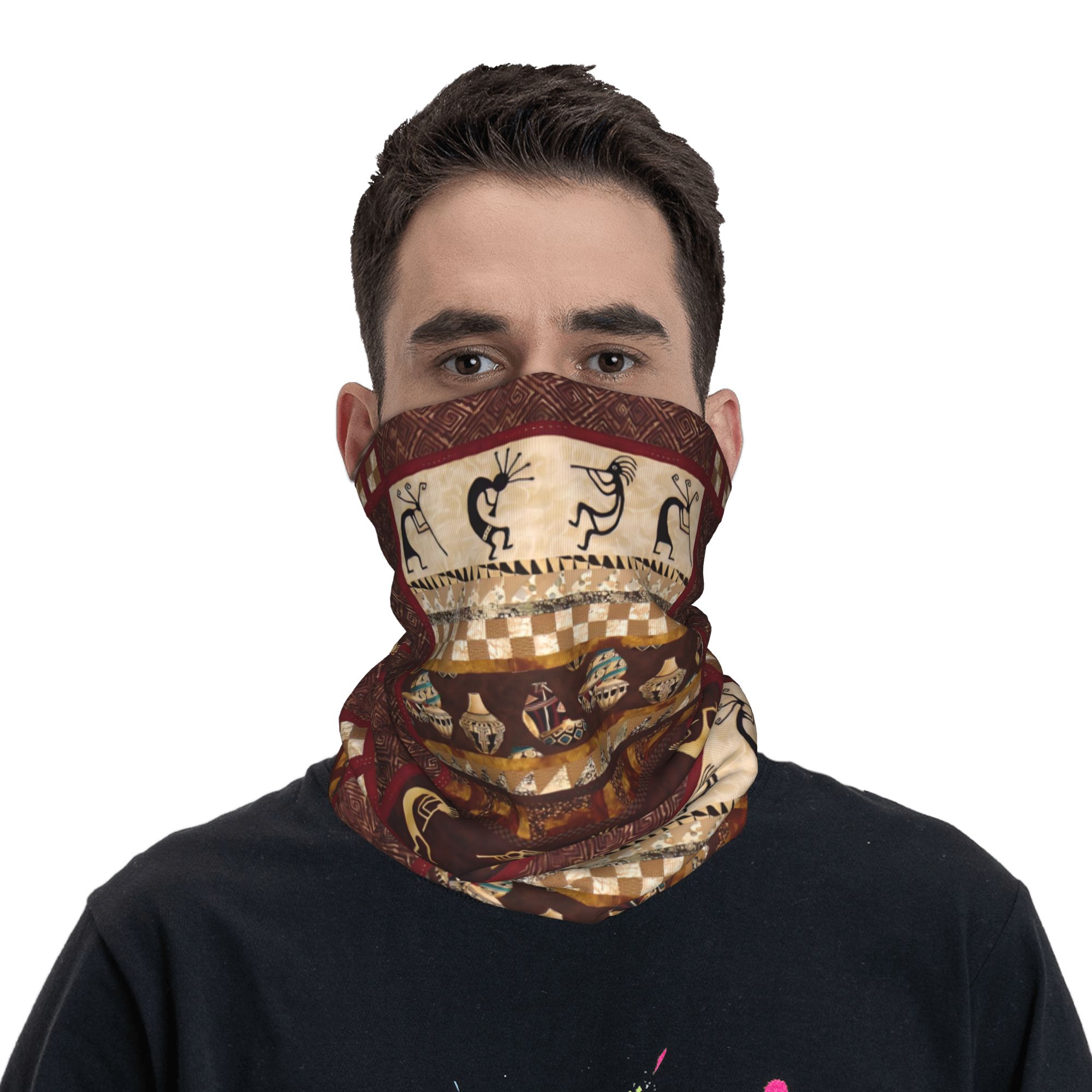 Kokopelli personnalisé hiver b - Ethnic Fashion Design avis et prix