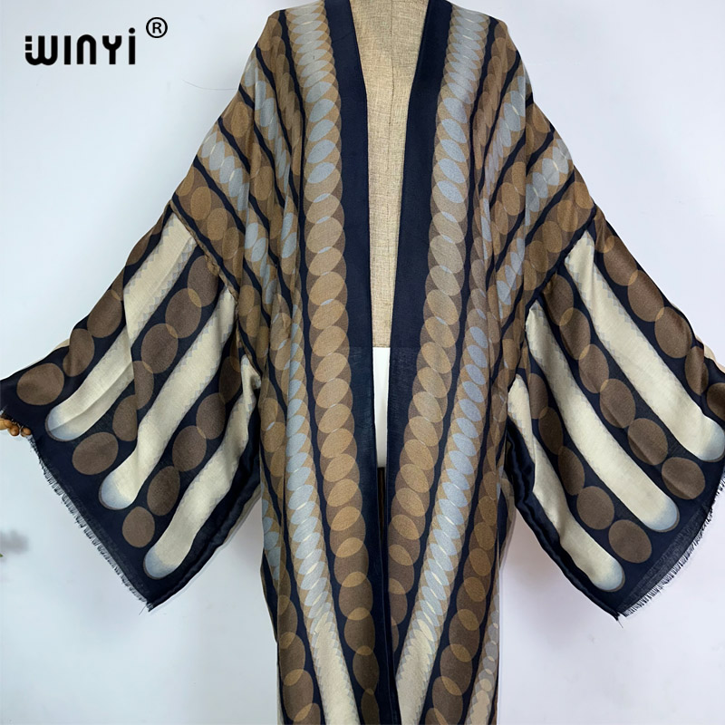WINYI Kimono d'été à imprimé g - Kaftan Women Boho avis et prix