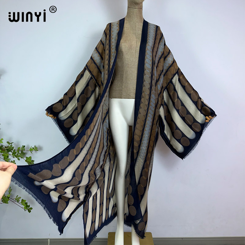 WINYI Kimono d'été à imprimé g - Kaftan Women Boho avis et prix