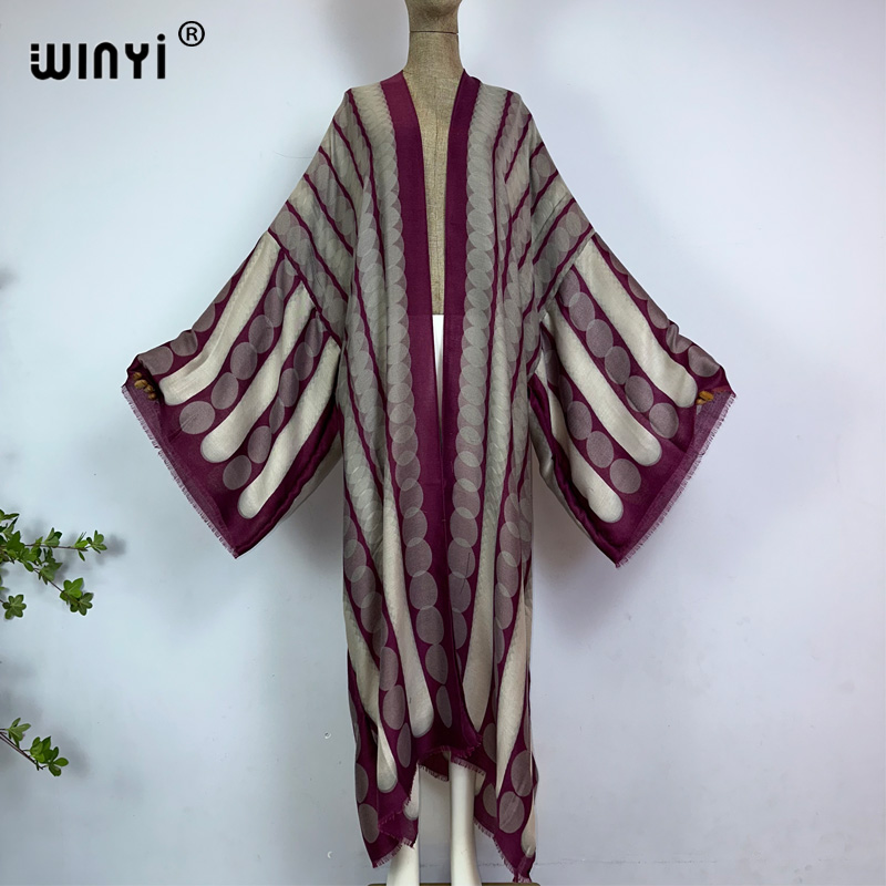 WINYI Kimono d'été à imprimé g - Kaftan Women Boho avis et prix