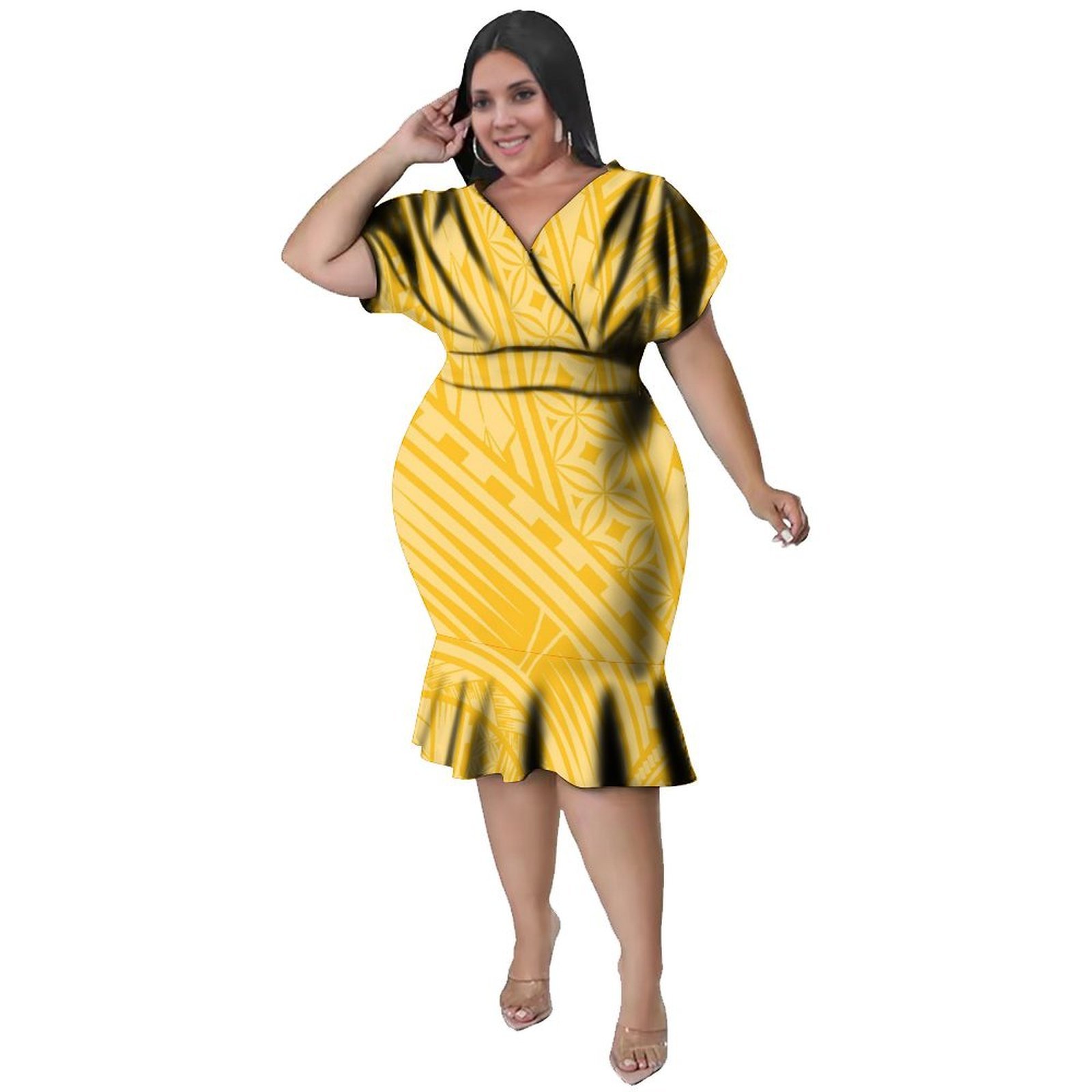 Robe moulante pour femme, styl - Ethnic Fabric avis et prix