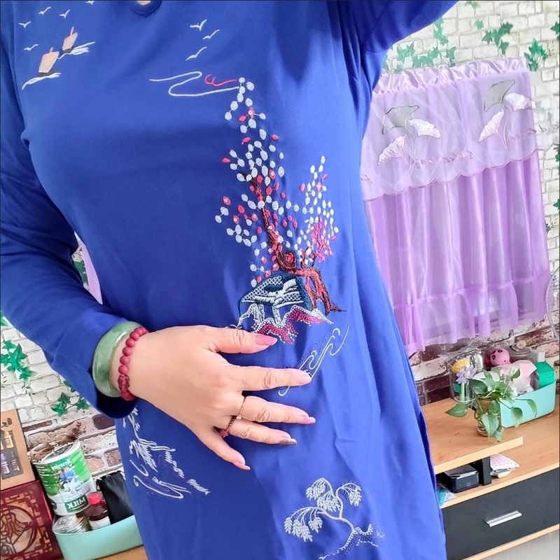Robe Aodai traditionnelle viet - Ao Dai Vietnam Dress avis et prix