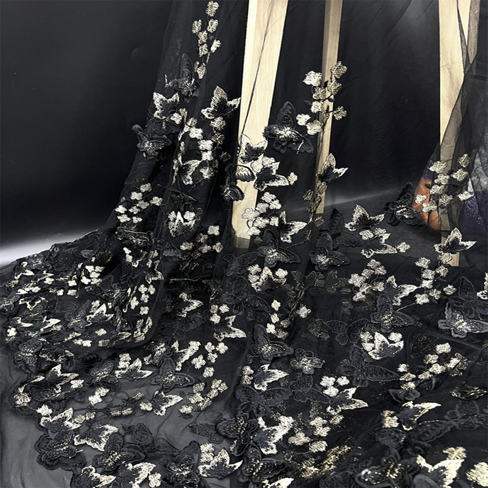 Tissu en dentelle de soie de l - Ethnic Fabric avis et prix