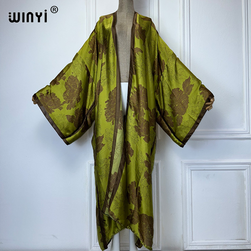 WINYI-Robe longue imprimée sty - Kaftan Women Boho avis et prix