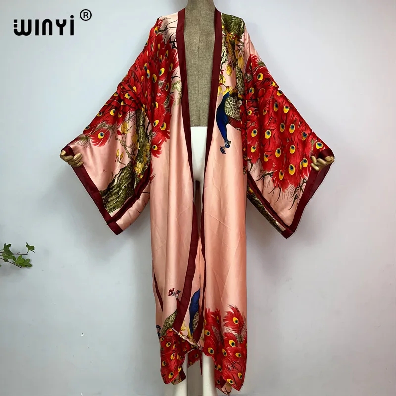WINYI 2022 Robe Kimono Kaftan  - Kaftan Women Boho avis et prix