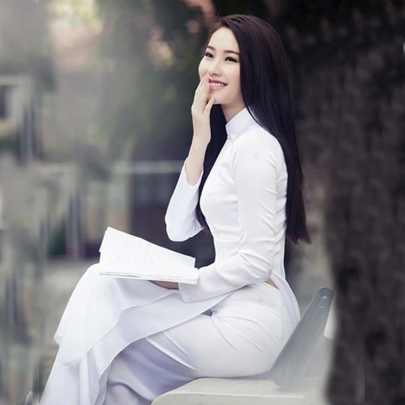 Ao Dai-Robe Cheongsam Traditio - Ao Dai Vietnam Dress avis et prix
