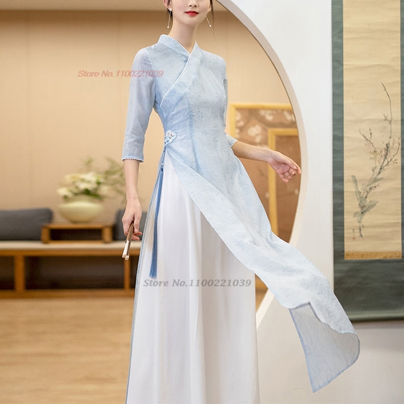 Robe traditionnelle vietnamien - Ao Dai Vietnam Dress avis et prix