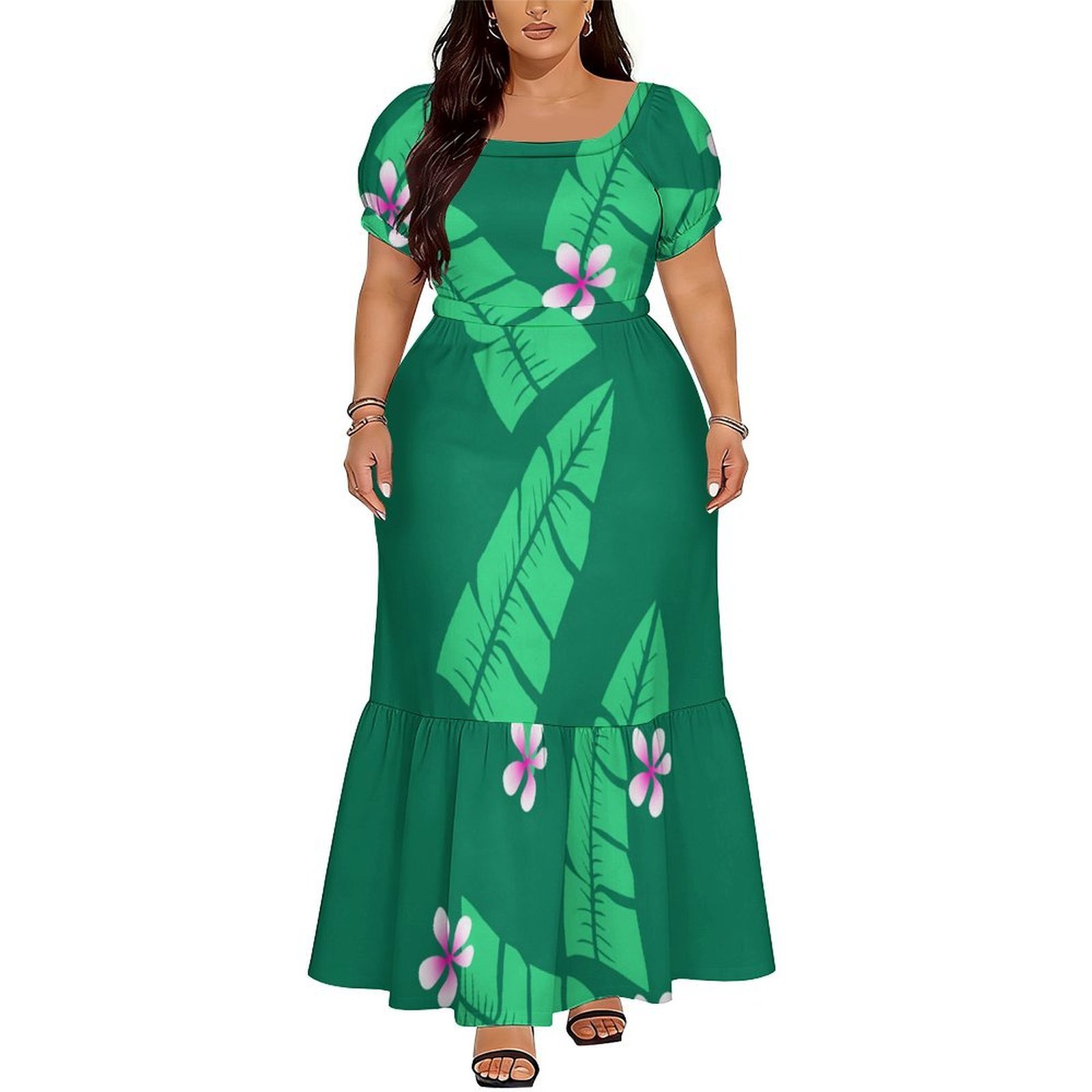 Robe confortable à manches cou - Ethnic Style Dresses avis et prix